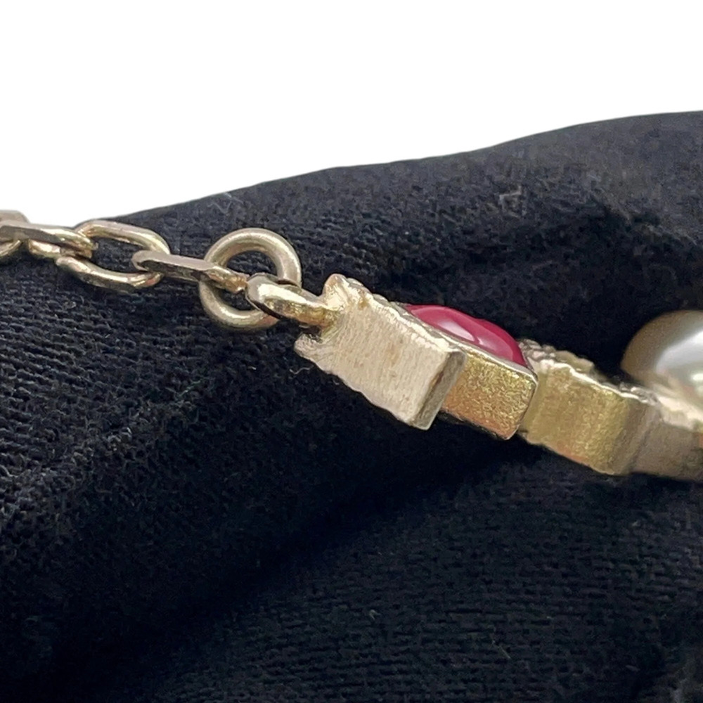CHANEL Authentic Pearl Logo Necklace - Picture 8 of 11